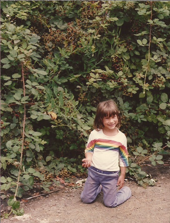 picking blackberries with cerebral palsy